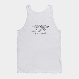 Flying shark Tank Top